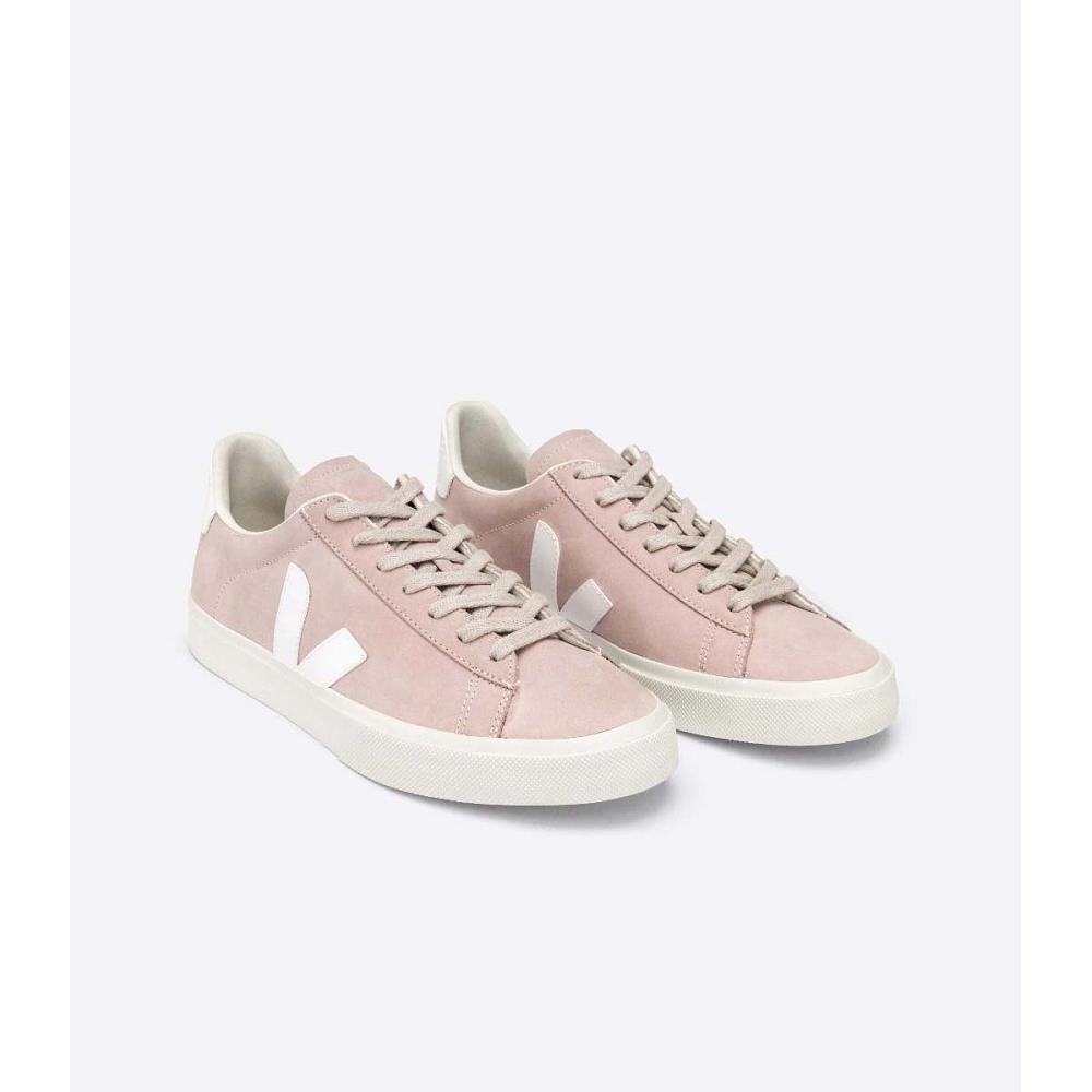 Veja CAMPO NUBUCK Women's Low Tops Sneakers Pink | CA 599SGL